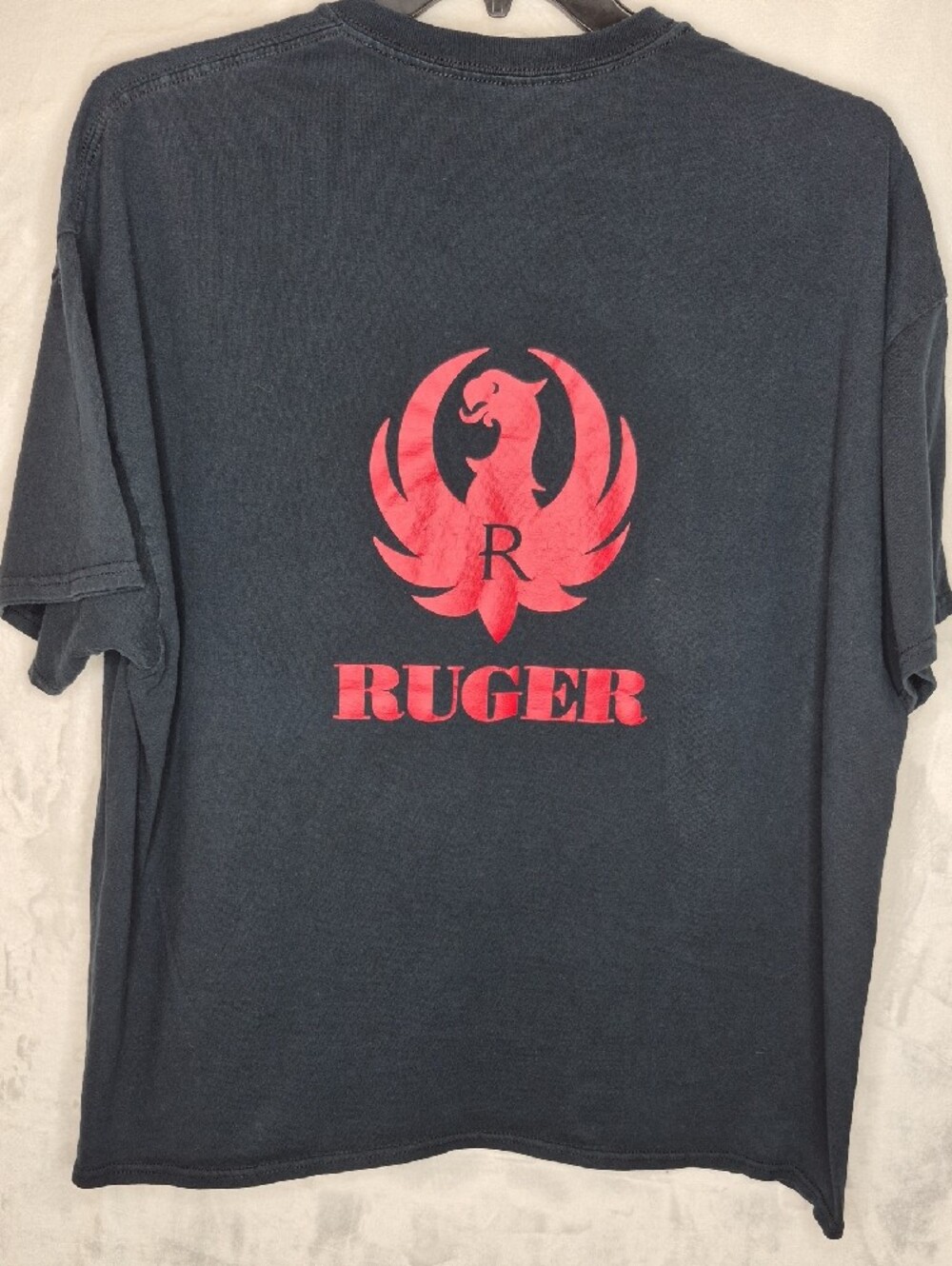 Ruger Firearms Double Sided Graphic Logo T-Shirt 2XL Black
